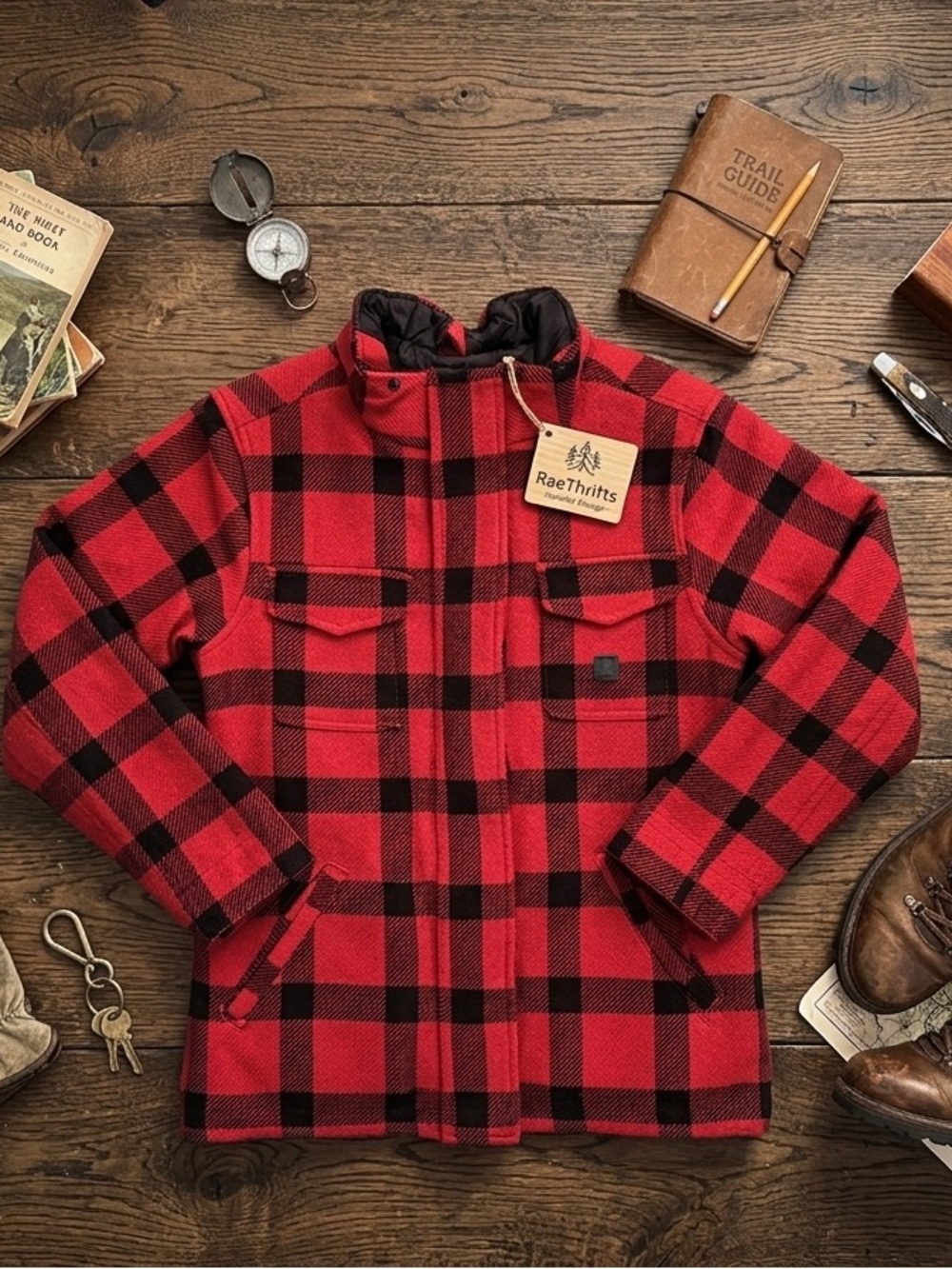 Carhartt Women's Red and Black Buffalo Plaid Quilted Jacket